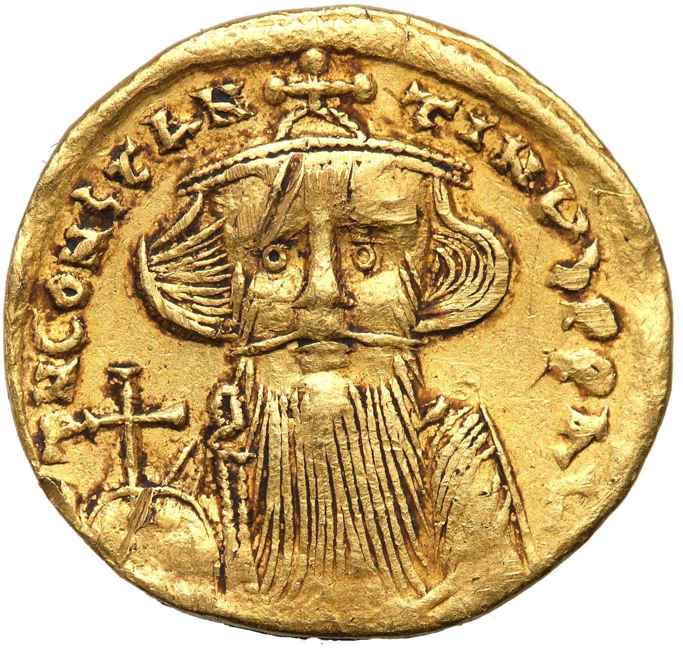 Bizancjum. Constans II (641-668). Solidus 651-654, Konstantynopol